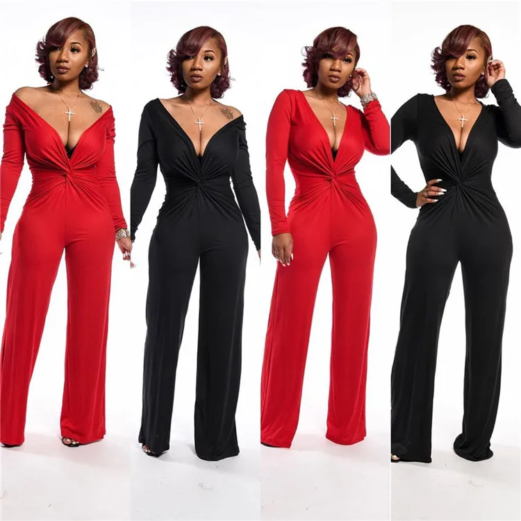 Women's clothing knitted suits red black straight pants jumpsuits 2020 office lady jumpsuits
Women's clothing knitted suits red black straight pants jumpsuits 2020 office lady jumpsuits