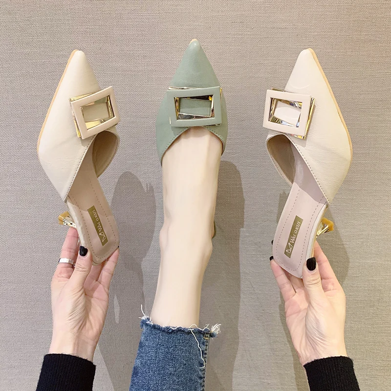 Hollow sandals women's spring and summer new female high-heeled shoes with pointed shoes
Hollow sandals women's spring and summer new female high-heeled shoes with pointed shoes