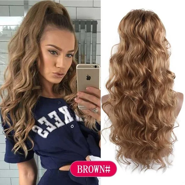 Vigorous Synthetic 24 inch Body Wave Drawstring Ponytail with 2 Plastic Combs Ponytail Extensions for African American Women
Vigorous Synthetic 24 inch Body Wave Drawstring Ponytail with 2 Plastic Combs Ponytail Extensions for African American Women