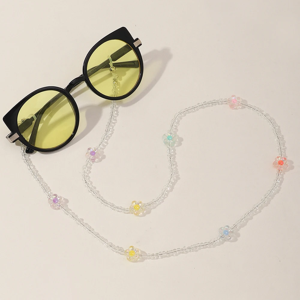 Handmade Color Flower Fashion Sunglasses Chain Lanyard Accessories Long Necklace Long Chain Necklace For Women
Handmade Color Flower Fashion Sunglasses Chain Lanyard Accessories Long Necklace Long Chain Necklace For Women