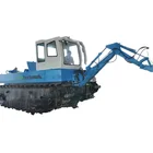 China Famous dredger with Pontoon or wheels Amphibious Excavator