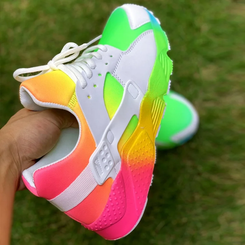 2021 Casual Flat Shoes Woman Brand Design mixed-color Platform Sneakers Women Ins Hot Luxury Colorful Sneakers, Rianbow
2021 Casual Flat Shoes Woman Brand Design mixed-color Platform Sneakers Women Ins Hot Luxury Colorful Sneakers, Rianbow