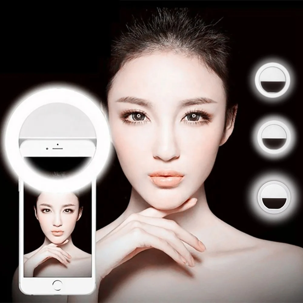 From china high quality Travel circle Rechargeable Mini outdoor mobile phone clip usb Led flash selfie Fill in ring light, Black,white,pink,blue
From china high quality Travel circle Rechargeable Mini outdoor mobile phone clip usb Led flash selfie Fill in ring light, Black,white,pink,blue