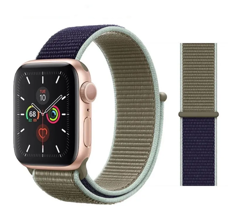 Smartwatch Wristband Belt Sport Loop iWatch Band 44mm 40mm 42mm 38mm Nylon Strap for Apple watch Series 6 5 4 3 2 1 se, 80 colors
Smartwatch Wristband Belt Sport Loop iWatch Band 44mm 40mm 42mm 38mm Nylon Strap for Apple watch Series 6 5 4 3 2 1 se, 80 colors