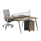High Quality Modern Design Commercial Modular Office Furniture Two Person Linear Open Employee Office Workstation