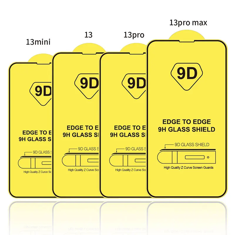

Antishock Full Cover 9D Tempered Glass Phone Screen Protector For iphone 13 11 pro max phone screen protector for redmi Note 7