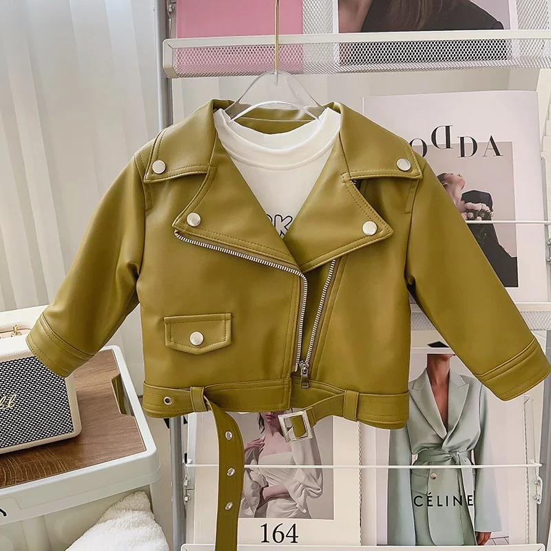 2-7 Years Wholesale Kids Pu Coat Brown Short Motorcycle Jacket Children's Clothing For Girls Leather Jacket Boys Coats Outwears
2-7 Years Wholesale Kids Pu Coat Brown Short Motorcycle Jacket Children's Clothing For Girls Leather Jacket Boys Coats Outwears