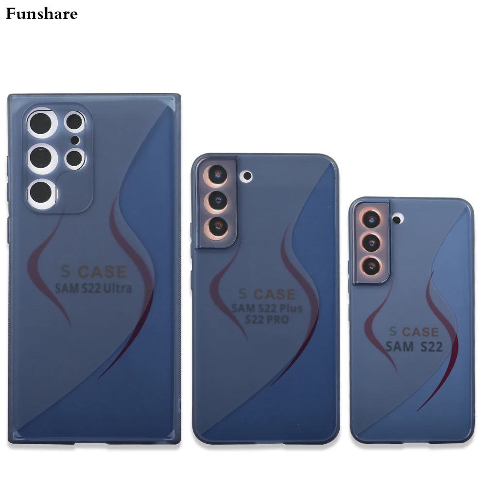 Factory price fashion S-line tpu shockproof mobile phone case for samsung S22 S22 PLUS S22 ULTRA phone cover, 5 colors
Factory price fashion S-line tpu shockproof mobile phone case for samsung S22 S22 PLUS S22 ULTRA phone cover, 5 colors