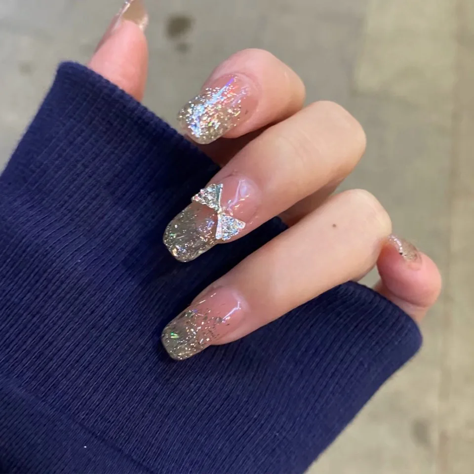 butterfly Knot crystal diamond bling press on nails 2021 press on nail medium press on nails
butterfly Knot crystal diamond bling press on nails 2021 press on nail medium press on nails