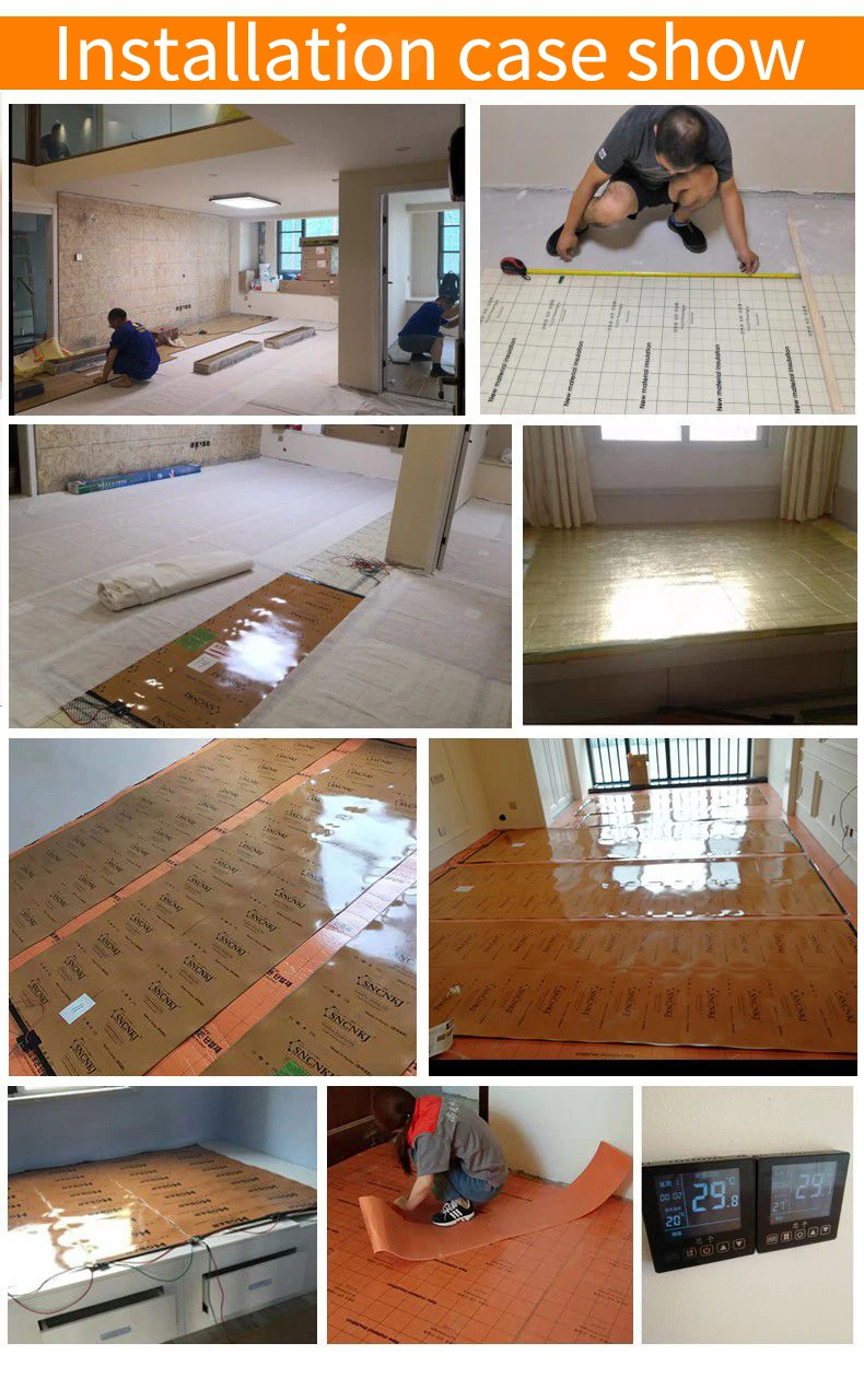 Efficient Far Infrared  Carbon fiber  Indoor Single Surface electric transparent Heating Film