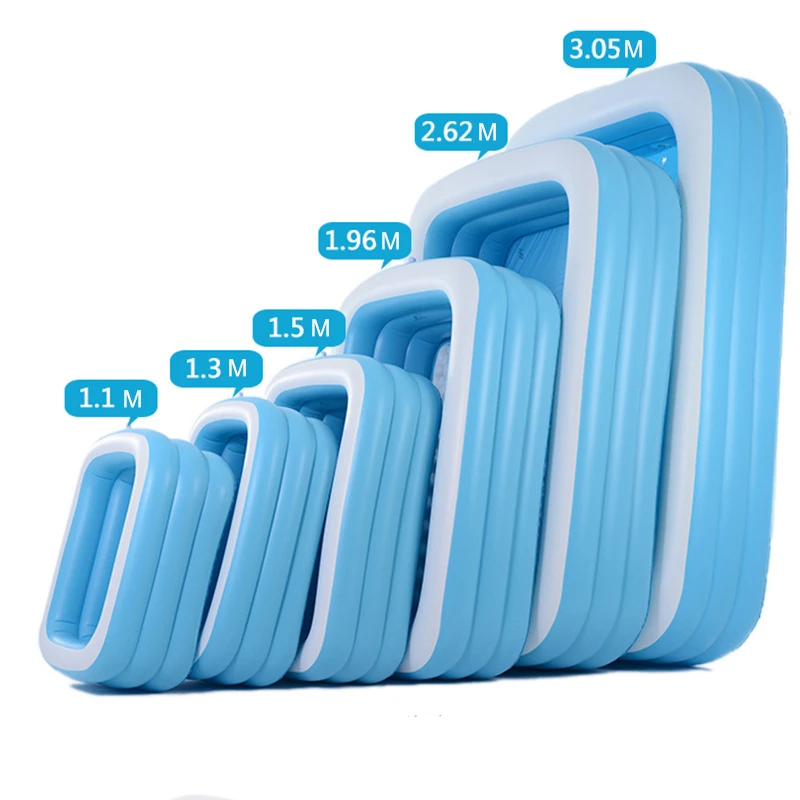 Multi-size 3 layers Good quality inflatable swimming pool Grass above garden family play inflatable swimming pool, Blue
Multi-size 3 layers Good quality inflatable swimming pool Grass above garden family play inflatable swimming pool, Blue