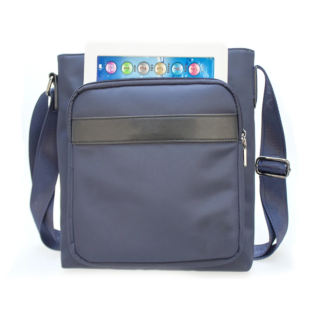China manufactured PU Messenger Single Shoulder Bag Business classic Leisure Waterproof Adjustable Bag for men, Navy blue
China manufactured PU Messenger Single Shoulder Bag Business classic Leisure Waterproof Adjustable Bag for men, Navy blue