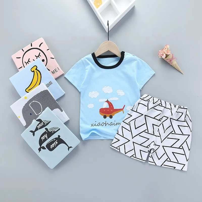 Hot-selling summer children's clothing set 100 sets of different designs of baby boy clothing sets 2 T-shirts
Hot-selling summer children's clothing set 100 sets of different designs of baby boy clothing sets 2 T-shirts