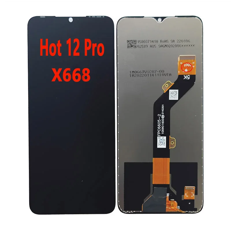 For infinix hot 12 pro screen original infinix X668 LCD for infinix hot 12 pro x668 Lcd Screen
For infinix hot 12 pro screen original infinix X668 LCD for infinix hot 12 pro x668 Lcd Screen