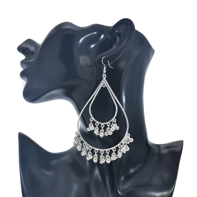 Vintage Indian Earrings Lens Bell Round Drop Dangle Earring for Women Fashion Gold Silver Jewelry Party Accessories
Vintage Indian Earrings Lens Bell Round Drop Dangle Earring for Women Fashion Gold Silver Jewelry Party Accessories