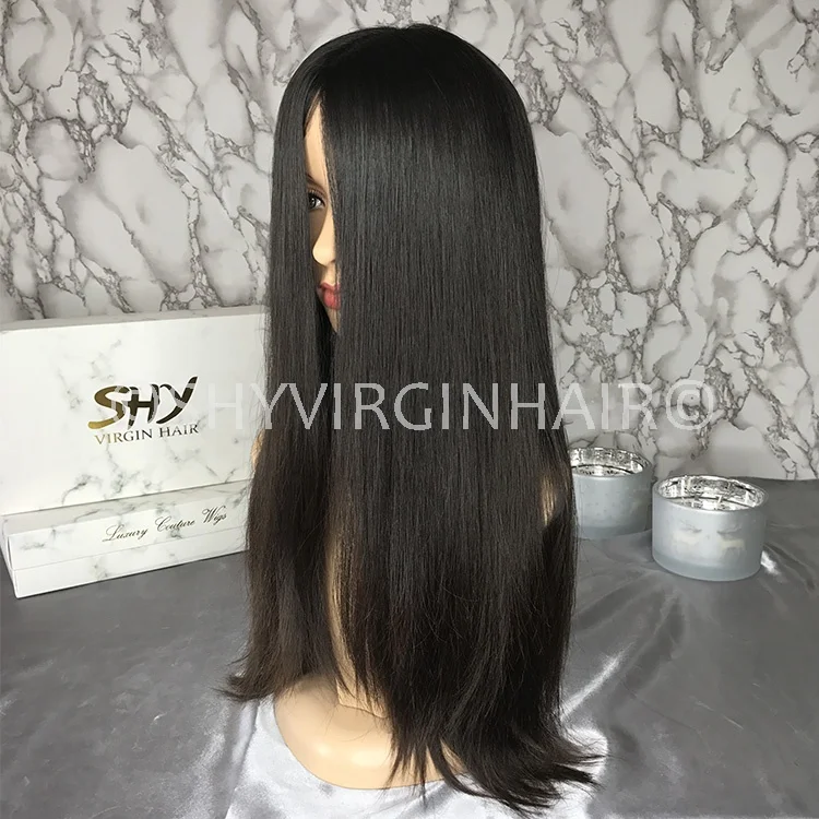 High-end hair Jewish wig the mechanism of Wig straight natural color white Woman In Stock With Baby Hair And Bleached 
High-end hair Jewish wig the mechanism of Wig straight natural color white Woman In Stock With Baby Hair And Bleached