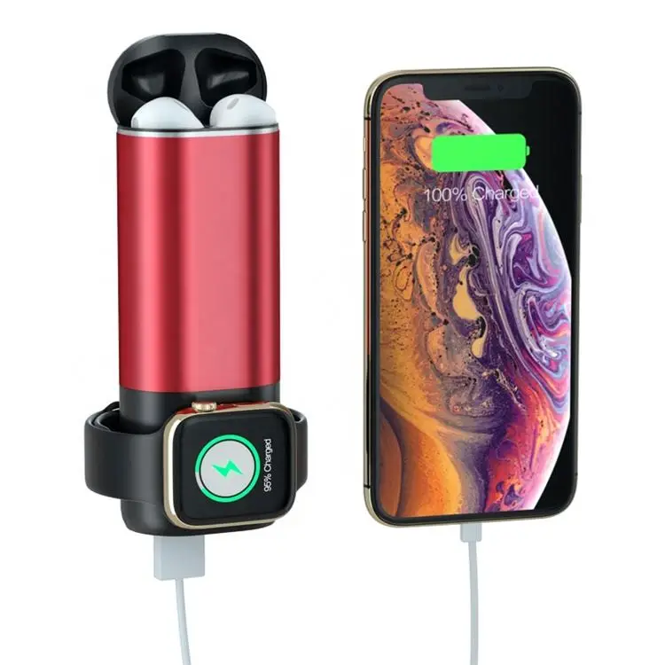 3 in 1 Pocket Portable Wireless Charger Magnetic Power Bank Mini Wireless Power Bank Magnetic for Apple Airpod iwatch iPhone, 8 colors
3 in 1 Pocket Portable Wireless Charger Magnetic Power Bank Mini Wireless Power Bank Magnetic for Apple Airpod iwatch iPhone, 8 colors