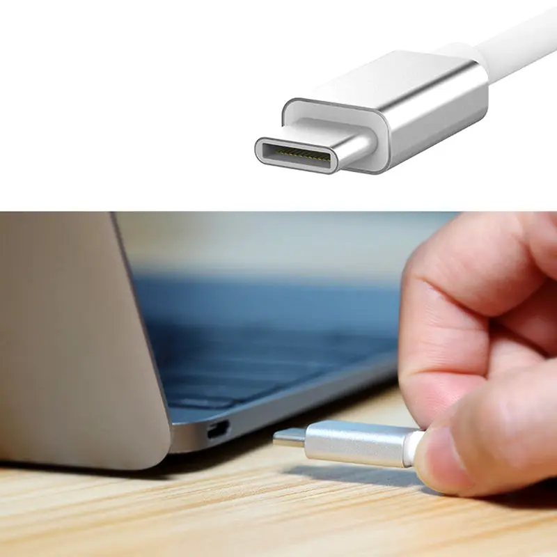 USB 3.1 Type C To VGA Adapter Connecting Digital Cable Reversible For Macbook 12 Inch Converter Adapters - ANKUX.COM