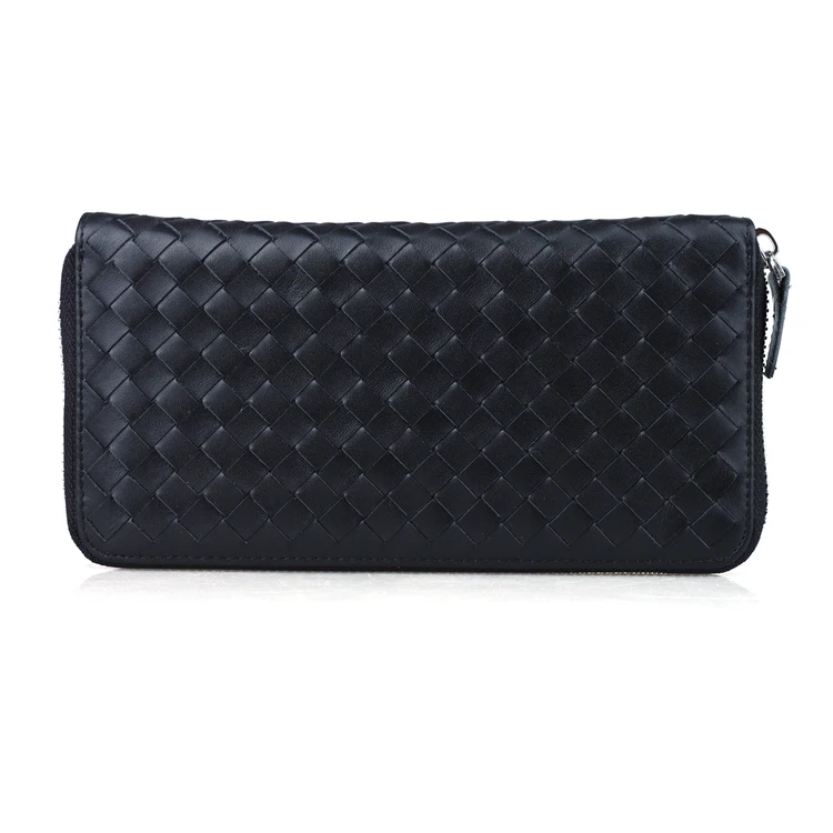 TIDING Handmade Stylish Unisex Cow Hide Clutch Zipper Leather Purse Genuine Weave Leather Long Wallet For Iphone, Black
TIDING Handmade Stylish Unisex Cow Hide Clutch Zipper Leather Purse Genuine Weave Leather Long Wallet For Iphone, Black