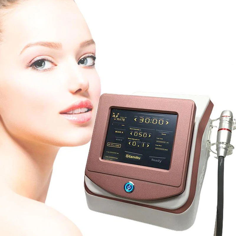 Salon Use 1.5mm 3.0mm 4.5mm cartridge V-mate Korea Focused Ultrasound Vmate Machine for Face Lift
Salon Use 1.5mm 3.0mm 4.5mm cartridge V-mate Korea Focused Ultrasound Vmate Machine for Face Lift