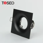 Gu5.3 Gu10 230V Dimmable Square Hallway Downlights Ip20 Anti Glare Fixed Led Cob Lighting Fixture