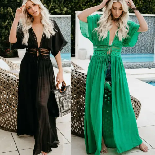 2020 Sexy Beach Dress Swimwear Women Beach Cover Up Cardigan Swimwear Girl Bikini Cover ups Robe Plage Long Dress for Beach
2020 Sexy Beach Dress Swimwear Women Beach Cover Up Cardigan Swimwear Girl Bikini Cover ups Robe Plage Long Dress for Beach