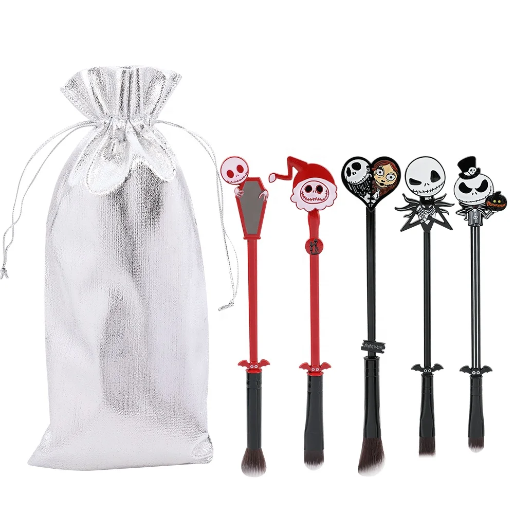 New Arrival 5PCS Christmas Style Makeup Brush Nightmare Christmas Eve Eyeshadow Brush Set Halloween Gift
New Arrival 5PCS Christmas Style Makeup Brush Nightmare Christmas Eve Eyeshadow Brush Set Halloween Gift