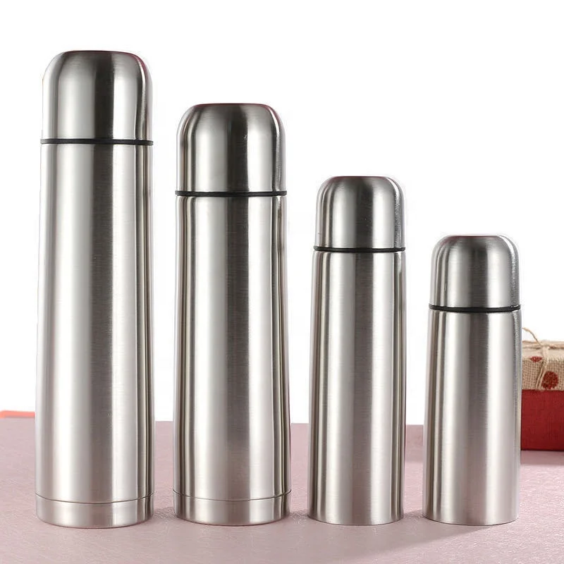 Portable Bullet Double Wall Vacuum Flask Thermoses Water Bottles Stainless Steel Coffee Camping Vacuum Flasks with Cup Lid
Portable Bullet Double Wall Vacuum Flask Thermoses Water Bottles Stainless Steel Coffee Camping Vacuum Flasks with Cup Lid
