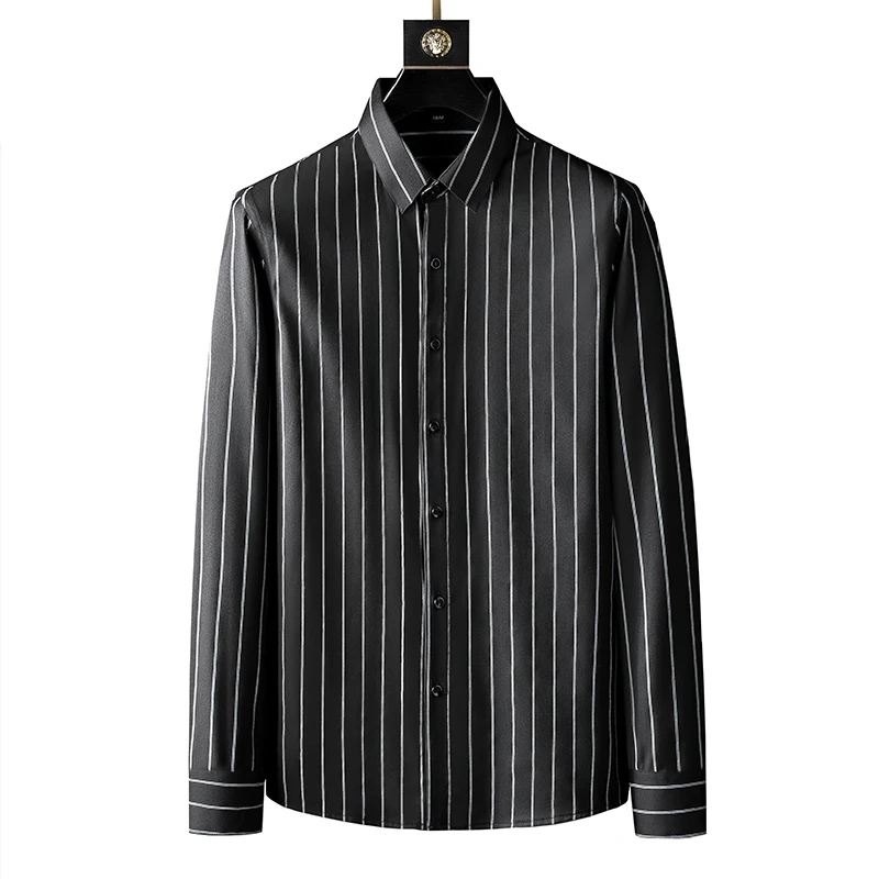 100% cotton white Latest Design Casual Plus Size Stripe Shirt Autumn Long Sleeve Shirts men shirt luxury
100% cotton white Latest Design Casual Plus Size Stripe Shirt Autumn Long Sleeve Shirts men shirt luxury
