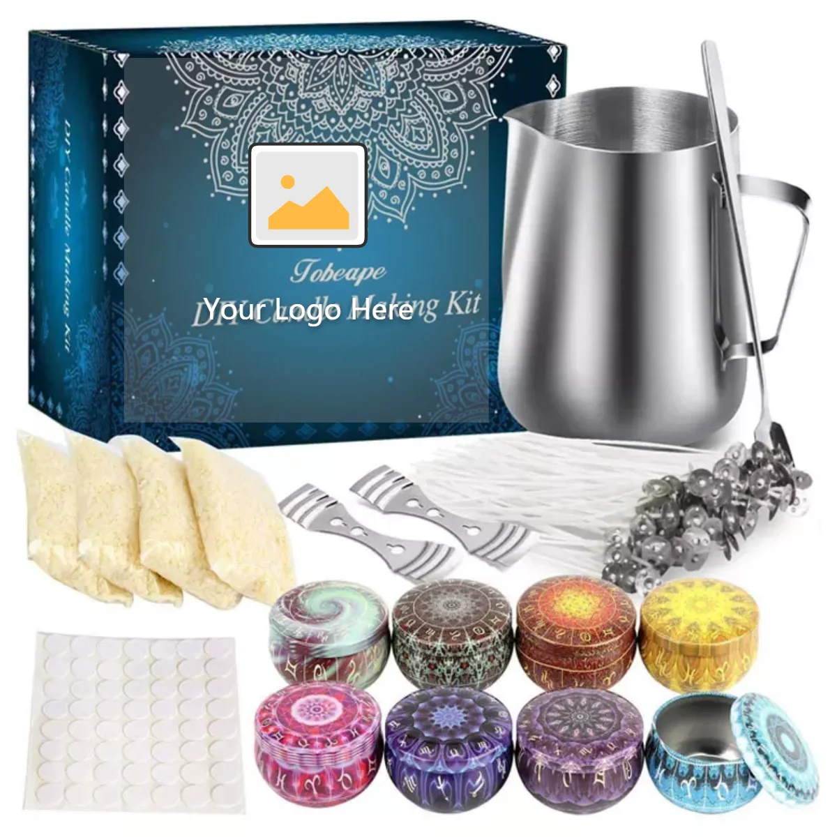 luxury kid diy scented soy wax candles making kit