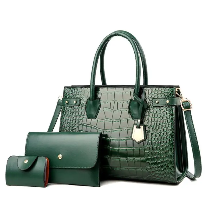 Fashion school bags Women's PU Leather 3pcs Set Tote Handbags Messenger Bag Lady Bag Set
Fashion school bags Women's PU Leather 3pcs Set Tote Handbags Messenger Bag Lady Bag Set
