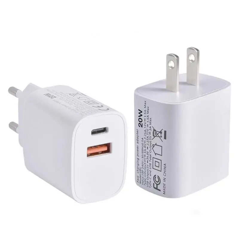 OEM Quick Charge PD 3.0 Type-C Portable A+C 20W Mobile Universal Wall Fast Phone Chargers, White
OEM Quick Charge PD 3.0 Type-C Portable A+C 20W Mobile Universal Wall Fast Phone Chargers, White