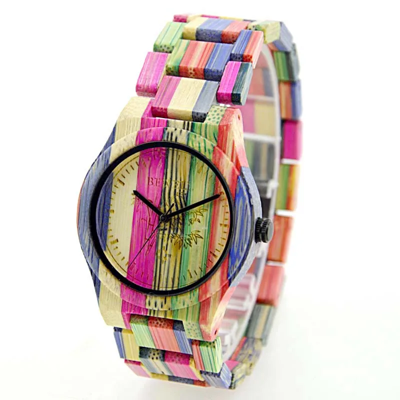 Hot sale colorful bamboo wood watch logo custom bamboo watch mixed color wood watch bamboo
Hot sale colorful bamboo wood watch logo custom bamboo watch mixed color wood watch bamboo