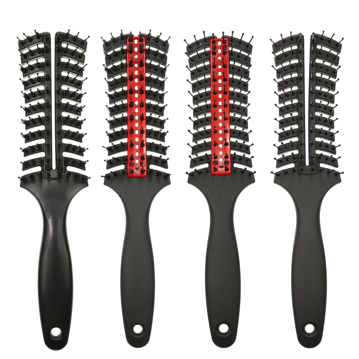 customized logo aluminum plate curved vented styling hair brush nylon pins hair brush
customized logo aluminum plate curved vented styling hair brush nylon pins hair brush