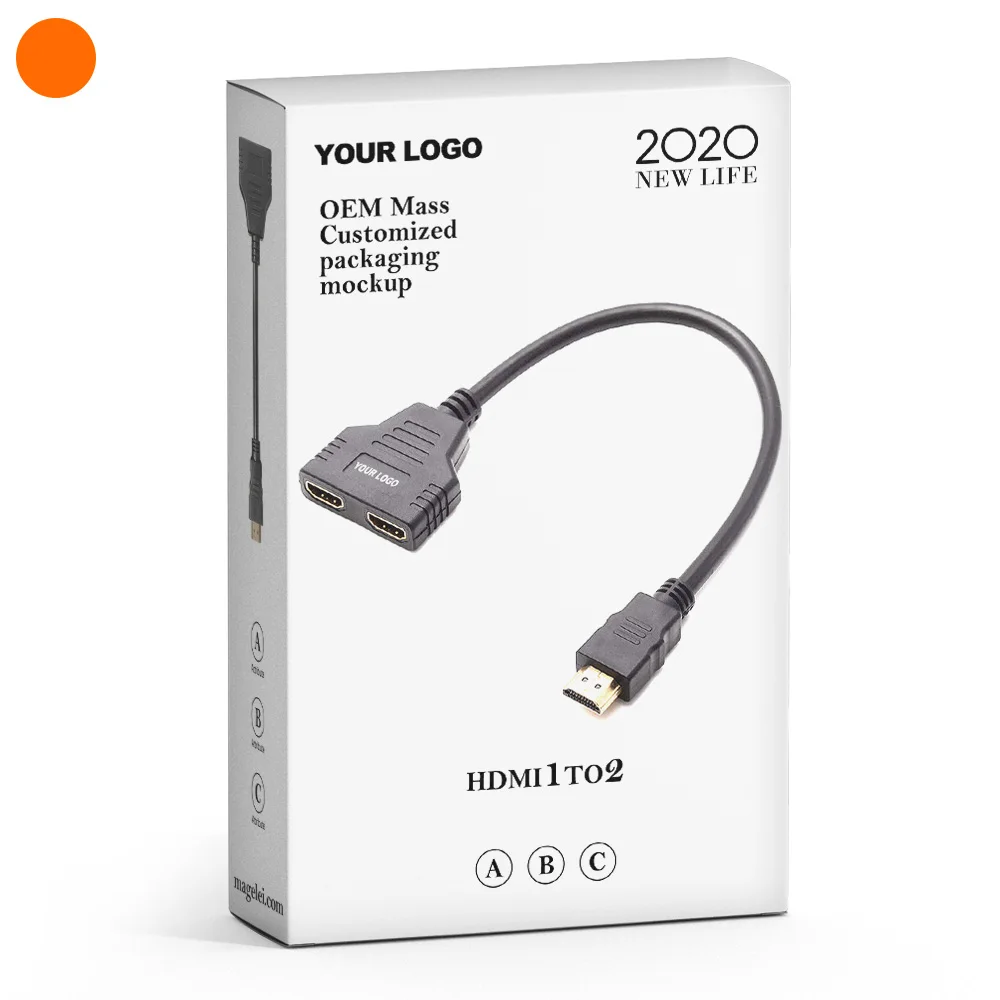 Hot Sale 1080p HDMI Male to Dual HDMI Female 1 to 2 Way HDMI Splitter Adapter Cable converter for HDTV /DVD Players/HDTV
Hot Sale 1080p HDMI Male to Dual HDMI Female 1 to 2 Way HDMI Splitter Adapter Cable converter for HDTV /DVD Players/HDTV