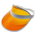Logo Customization Visor Cap Factory Direct Sale Short Plastic Uv Protection Sun Visor Cap