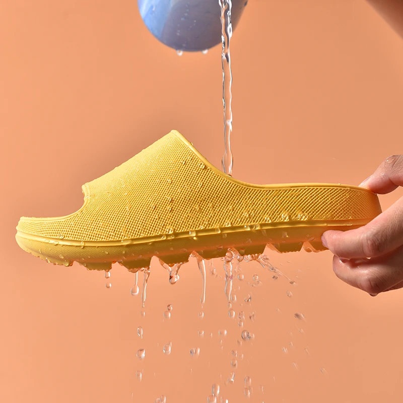Foot feeling soft bottom comfortable thick bottom leaky bathroom slippers women's household bathing quick-drying non-slip men, Black/grey/pink/yellow/orange/green
Foot feeling soft bottom comfortable thick bottom leaky bathroom slippers women's household bathing quick-drying non-slip men, Black/grey/pink/yellow/orange/green