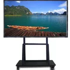 Wholesales I7 Capacitive Industrial LCD Touch Screen Panel PC Monitor 75 Inch Display With Mobile Standing Bracket