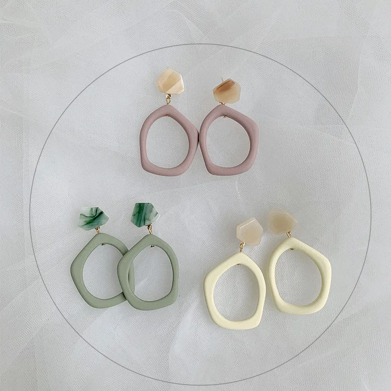 JUHU 2021 New summer Hot sale irregular jewelry cute simple acrylic earring lovely sweet geometric resin earrings for girl, Gold
JUHU 2021 New summer Hot sale irregular jewelry cute simple acrylic earring lovely sweet geometric resin earrings for girl, Gold