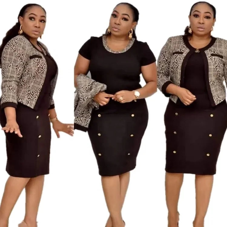 Wholesale XL 4XL Plus Size African Fashion Clothing Two Pieces Blazer Coat Dresses For Women
Wholesale XL 4XL Plus Size African Fashion Clothing Two Pieces Blazer Coat Dresses For Women