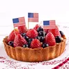 Hot-sale high quality Party Picks Toothpick Christmas 24pcs flag picks Toothpicks with paper flags