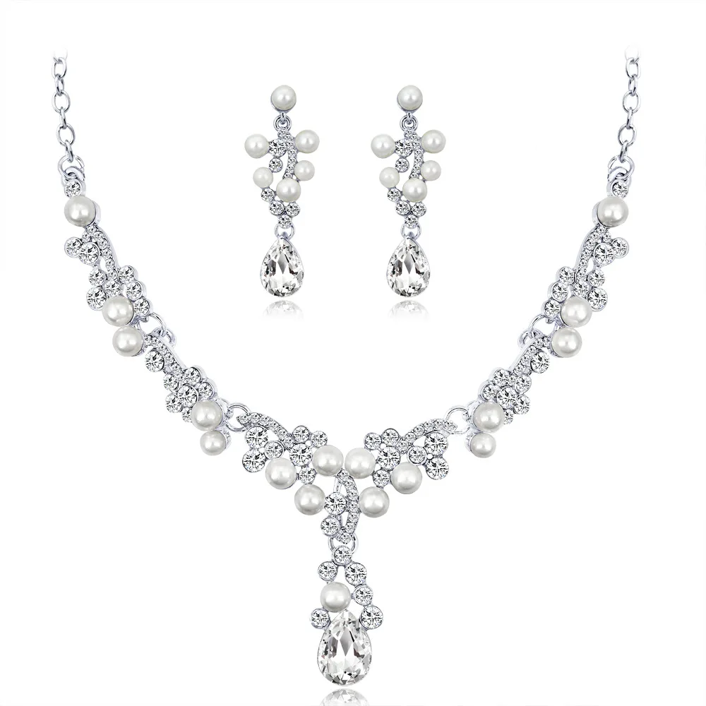 Cross-border exclusive bridal necklace set, wedding collocation earrings, necklace set hawaiian jewelry wholesale
Cross-border exclusive bridal necklace set, wedding collocation earrings, necklace set hawaiian jewelry wholesale