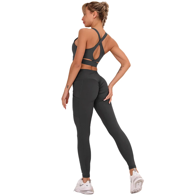 2021 new Fitness Woman Yoga Set Workout Tights Gym Pants High Waist Sport Yoga Bra And Leggings Set
2021 new Fitness Woman Yoga Set Workout Tights Gym Pants High Waist Sport Yoga Bra And Leggings Set