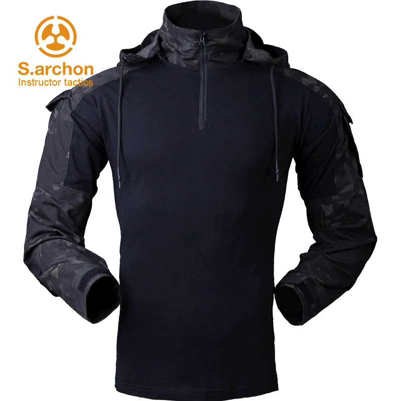 

Outdoor Fitness Training Clothing Quick-drying Special Forces Army Fan G3 Frog Sweatshirt Instructor Tactics Spring and Autumn