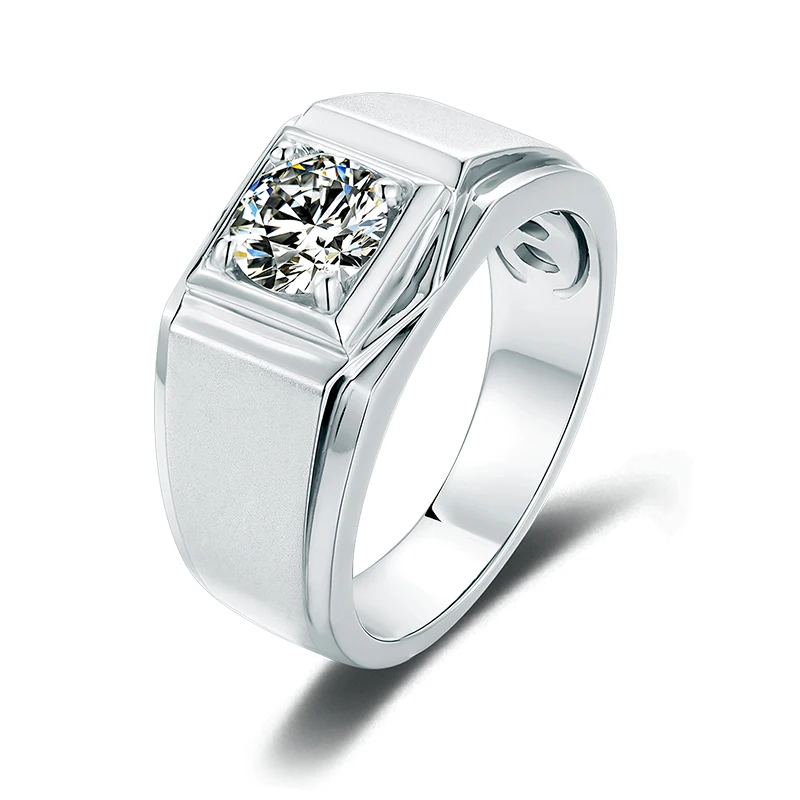 New Arrival Hot Sale 925 Sterling Silver 1Ct Moissanite Ring Men Gems Gold Ring for Men
New Arrival Hot Sale 925 Sterling Silver 1Ct Moissanite Ring Men Gems Gold Ring for Men