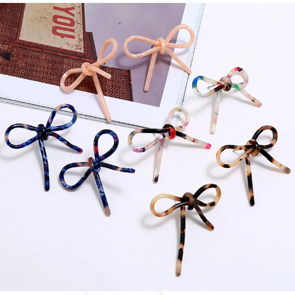 fashion trendy big butterfly bowknot stud earrings korean acetate earrings bow, Multi
fashion trendy big butterfly bowknot stud earrings korean acetate earrings bow, Multi