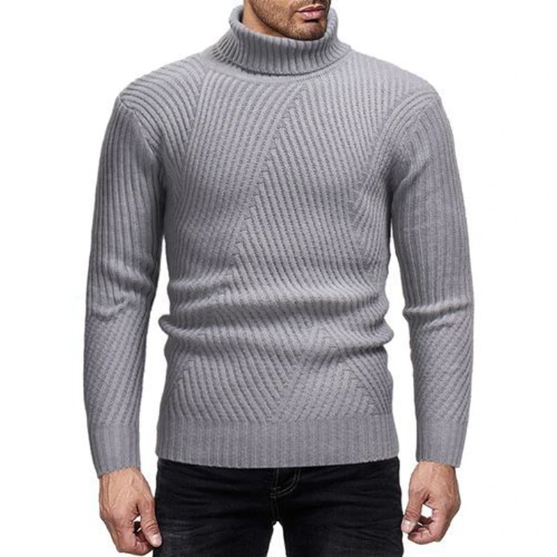 Wholesale Men's Autumn Winter European American Sweater Fashion Solid Color Sweater High-Neck Long-Sleeved Sweater
Wholesale Men's Autumn Winter European American Sweater Fashion Solid Color Sweater High-Neck Long-Sleeved Sweater