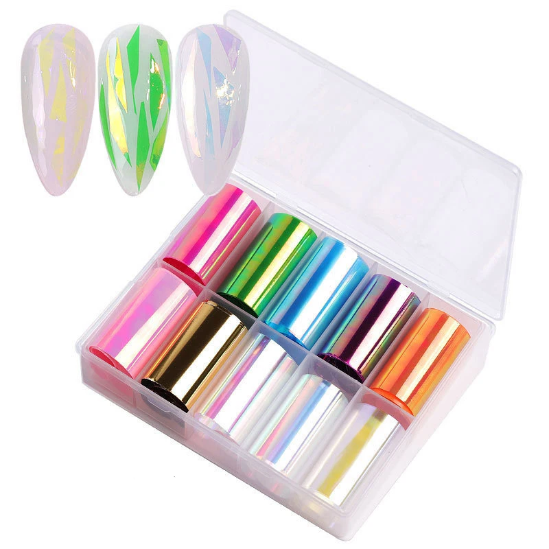 1 box Colorful Laser New Stamping Foil Paper Cellophane Colorful Laser Aurora Paper For DIY Resin Jewelry Crafts Nail Art Decor
1 box Colorful Laser New Stamping Foil Paper Cellophane Colorful Laser Aurora Paper For DIY Resin Jewelry Crafts Nail Art Decor
