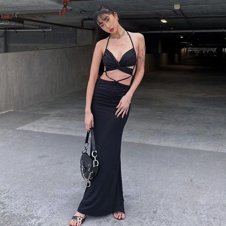 Peeqi 2021 Summer Strapless Sleeveless Backless Ankle Length dress women sexy cut out dress long maxi dress
Peeqi 2021 Summer Strapless Sleeveless Backless Ankle Length dress women sexy cut out dress long maxi dress