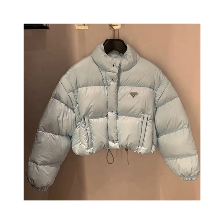 Short Solid Color All-match College Wind Stand-up Winter Puffy Ladies Collar Casual Women's Down Coat, Black.white
Short Solid Color All-match College Wind Stand-up Winter Puffy Ladies Collar Casual Women's Down Coat, Black.white